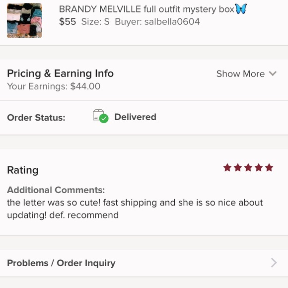 BRANDY MELVILLE MYSTERY BOX💌💛 - Picture 3 of 4